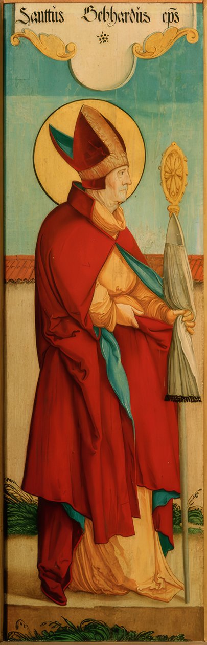 Szent Gebhard alkotó: Meister von Messkirch