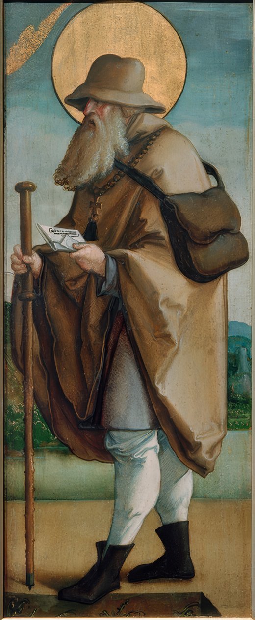 Szent Jodokus alkotó: Meister von Messkirch