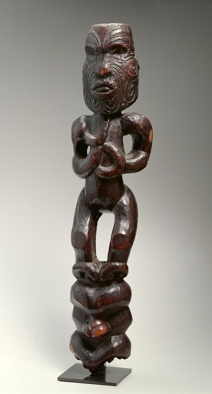 Álló figura (fa) alkotó: Melanesian