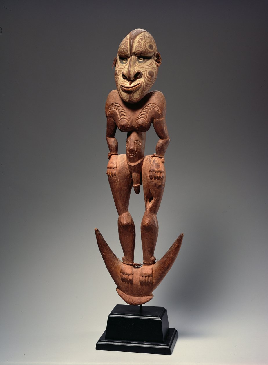 Álló figura (fa) alkotó: Melanesian