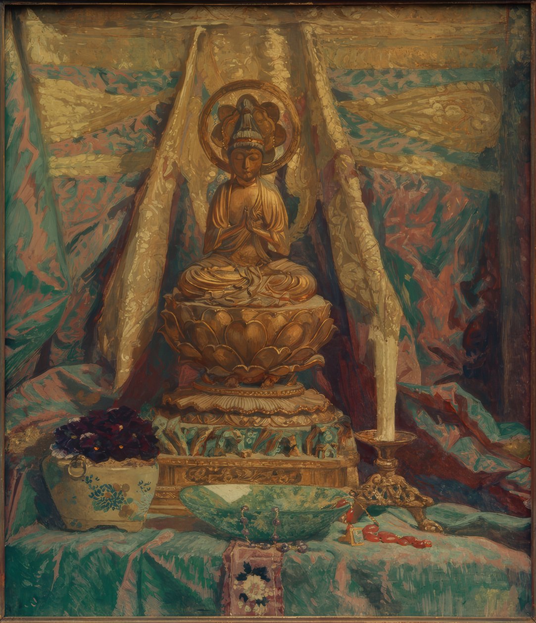 Buddha csendélet alkotó: Melchior Lechter