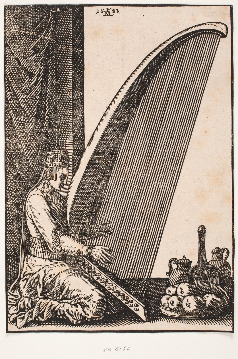 Egy hárfaművész alkotó: Melchior Lorck
