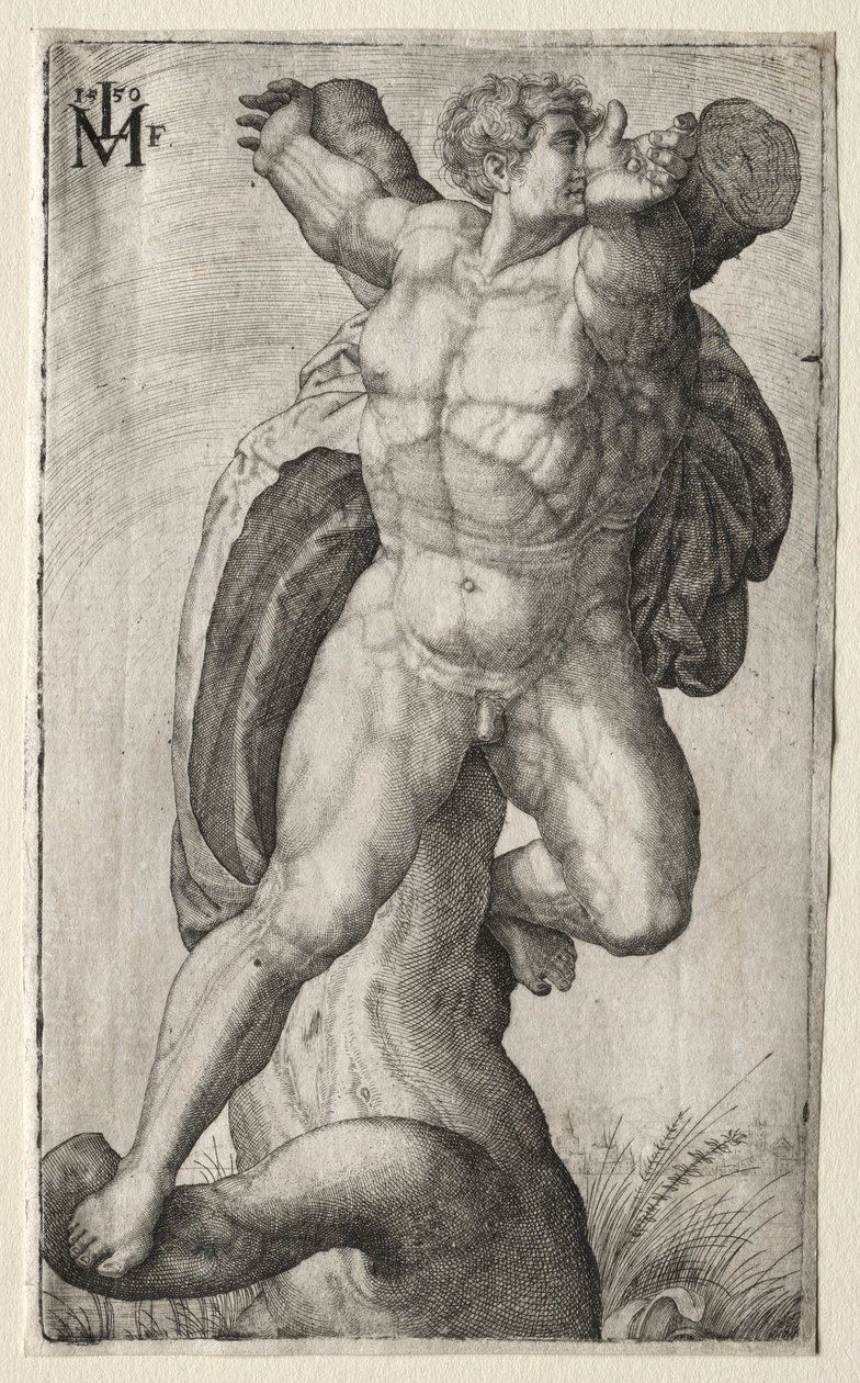 A keresztes ember, 1550. alkotó: Melchior Lorck