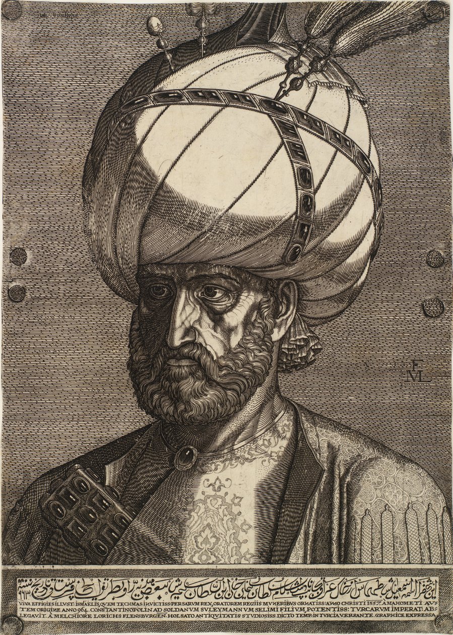 Ismael herceg, perzsa követ alkotó: Melchior Lorck