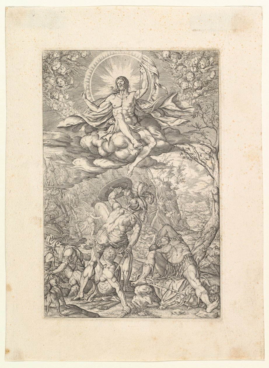 A feltámadás, 1577. alkotó: Melchior Meier