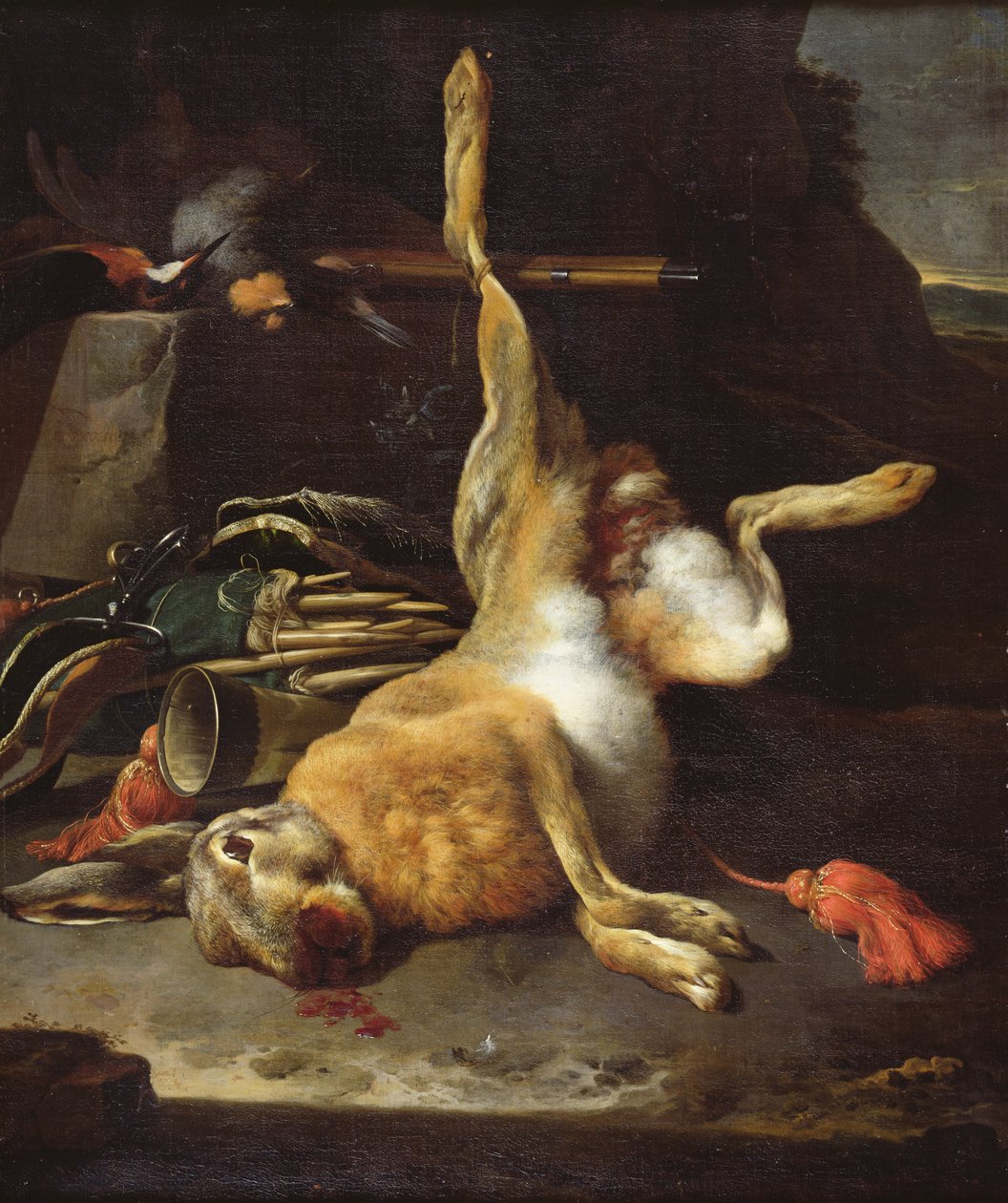 Mezei nyúl alkotó: Melchior de Hondecoeter