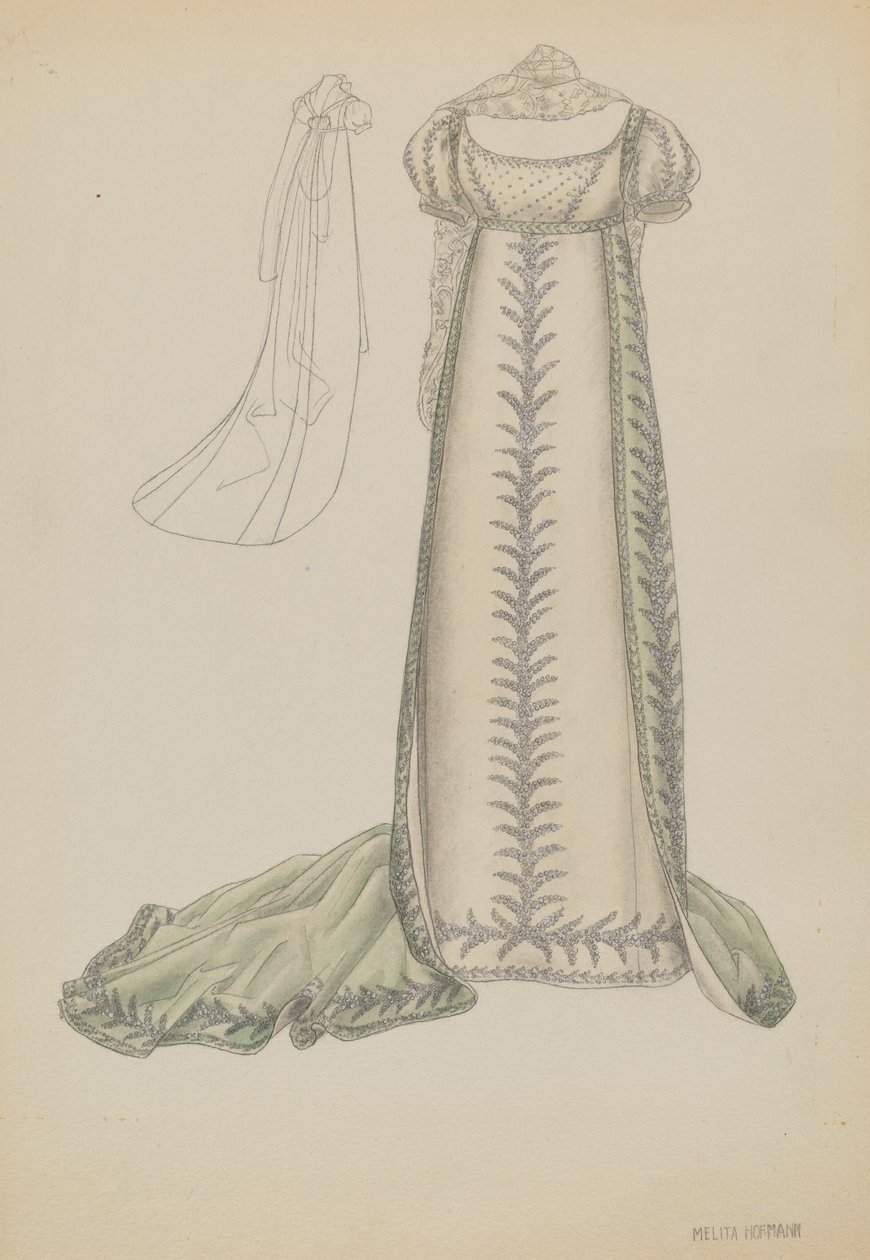 Udvari ruha, c. 1936. alkotó: Melita Hofmann