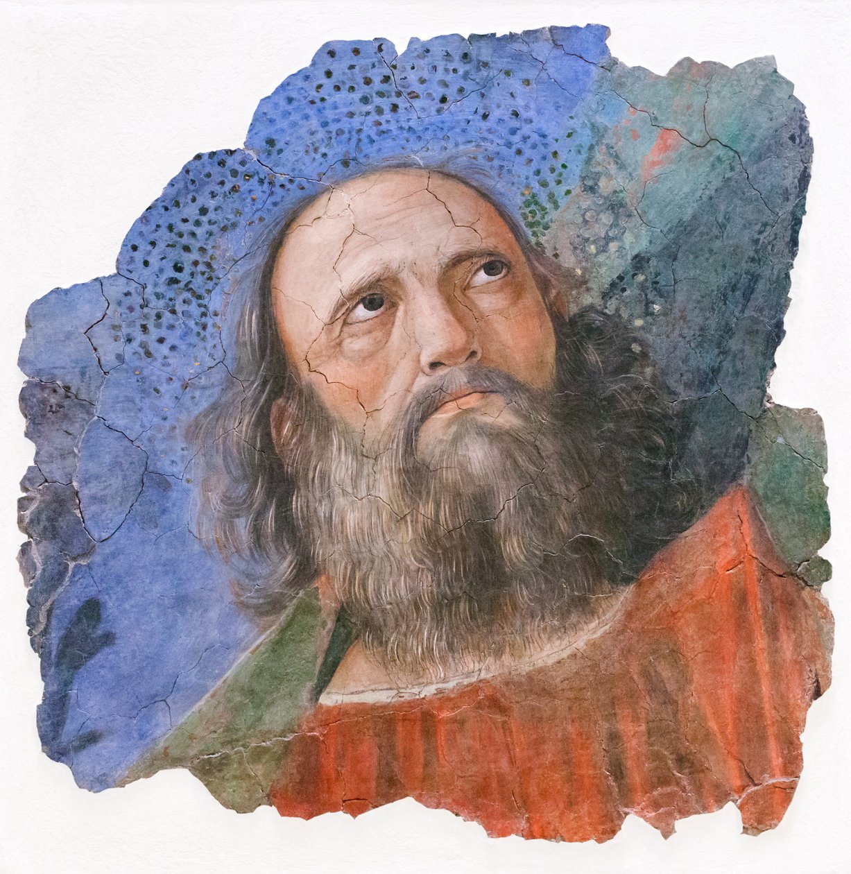 Apostol feje, 1480 körül (freskó) alkotó: Melozzo da Forli