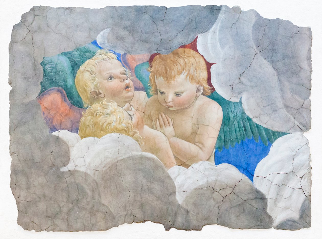 Kerubok, 1480 körül alkotó: Melozzo da Forli
