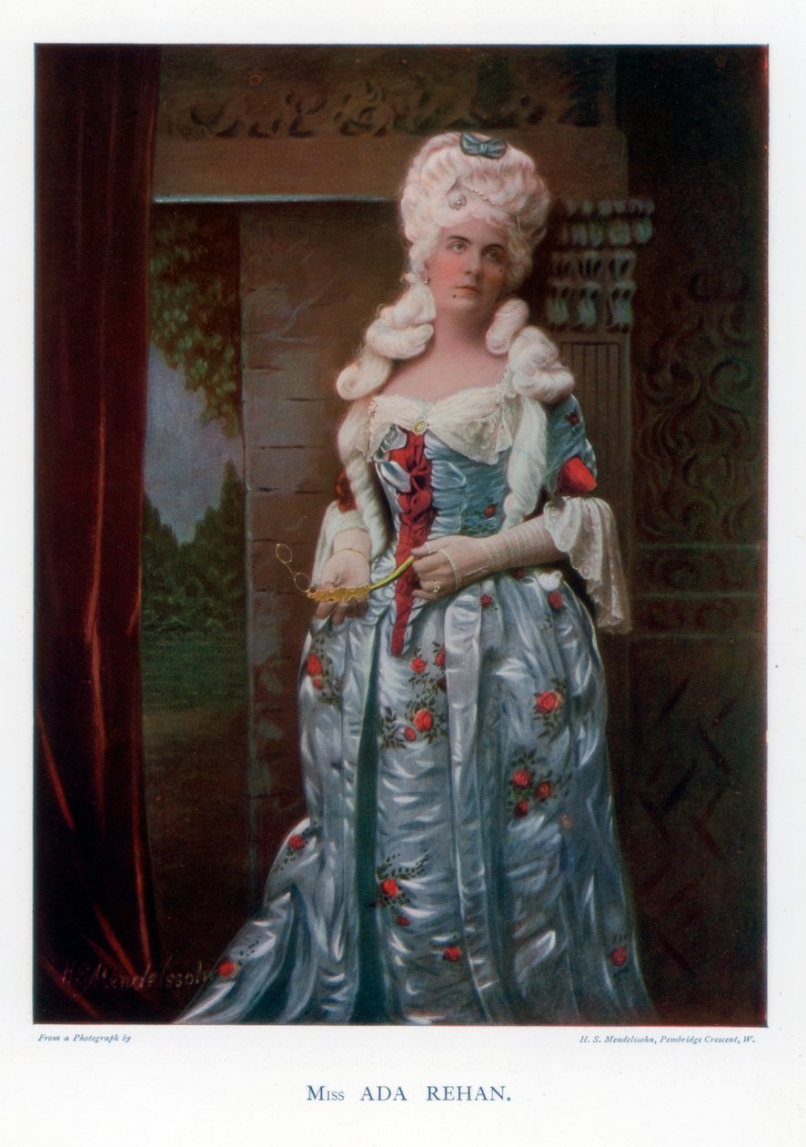Ada Rehan amerikai színésznő, 1901. alkotó: Mendelssohn