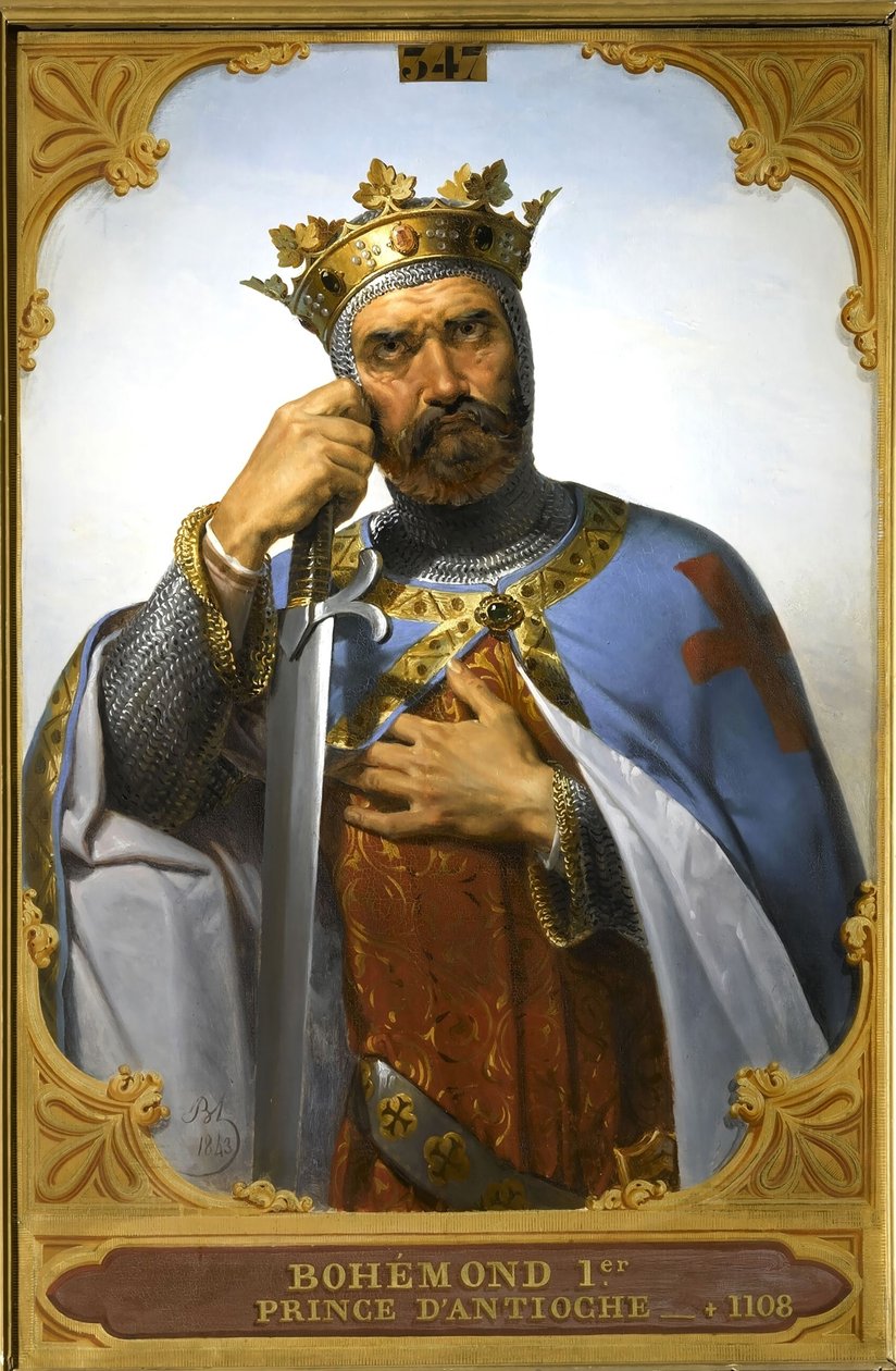 Antiochiai I. Bohemond, 1843. alkotó: Merry Joseph Blondel