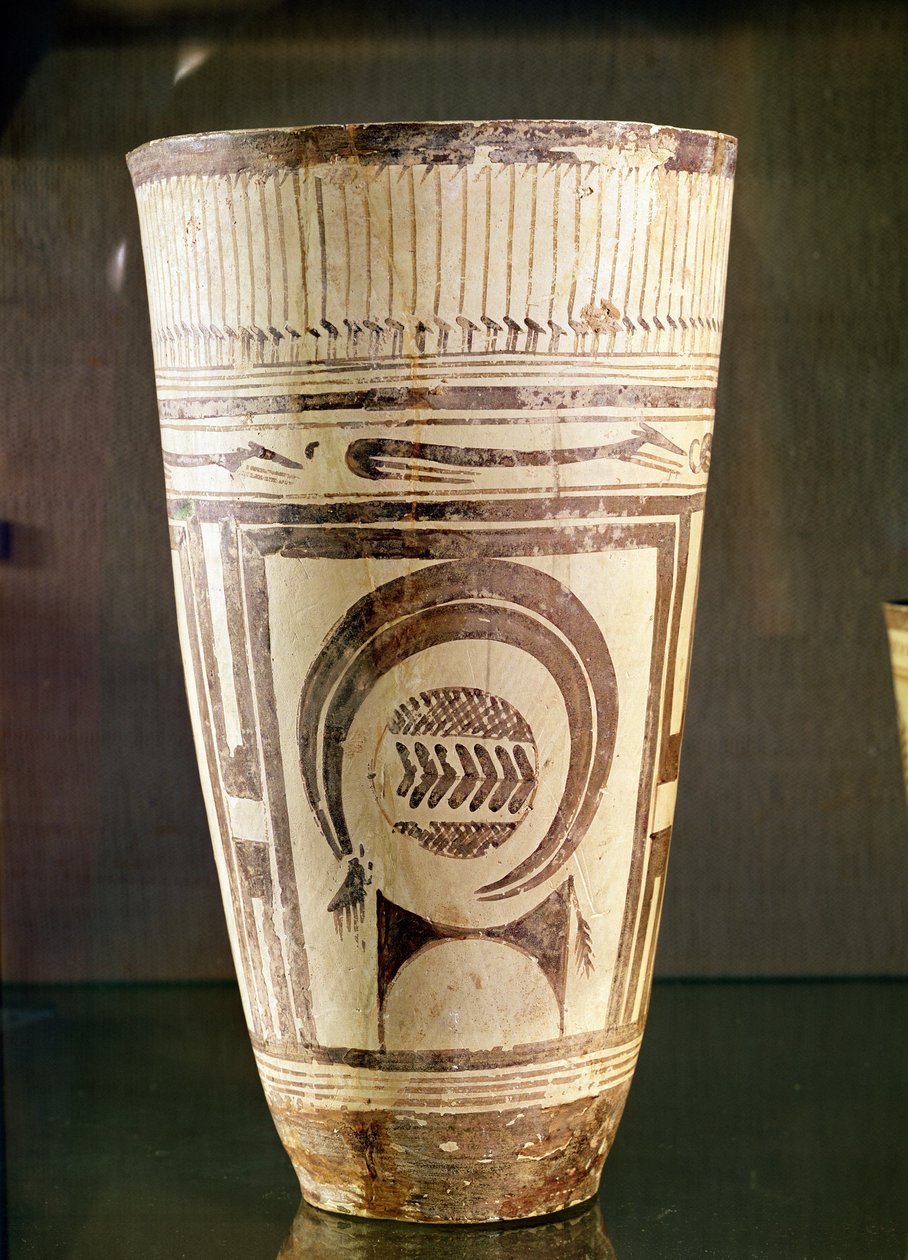 Váza, I. stílus, Susa, Irán, ie 5000-4000 (kerámia) alkotó: Mesopotamian