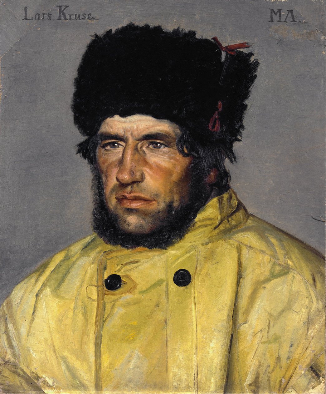 Lars Kruse vezető mentőcsónakos alkotó: Michael Peter Ancher