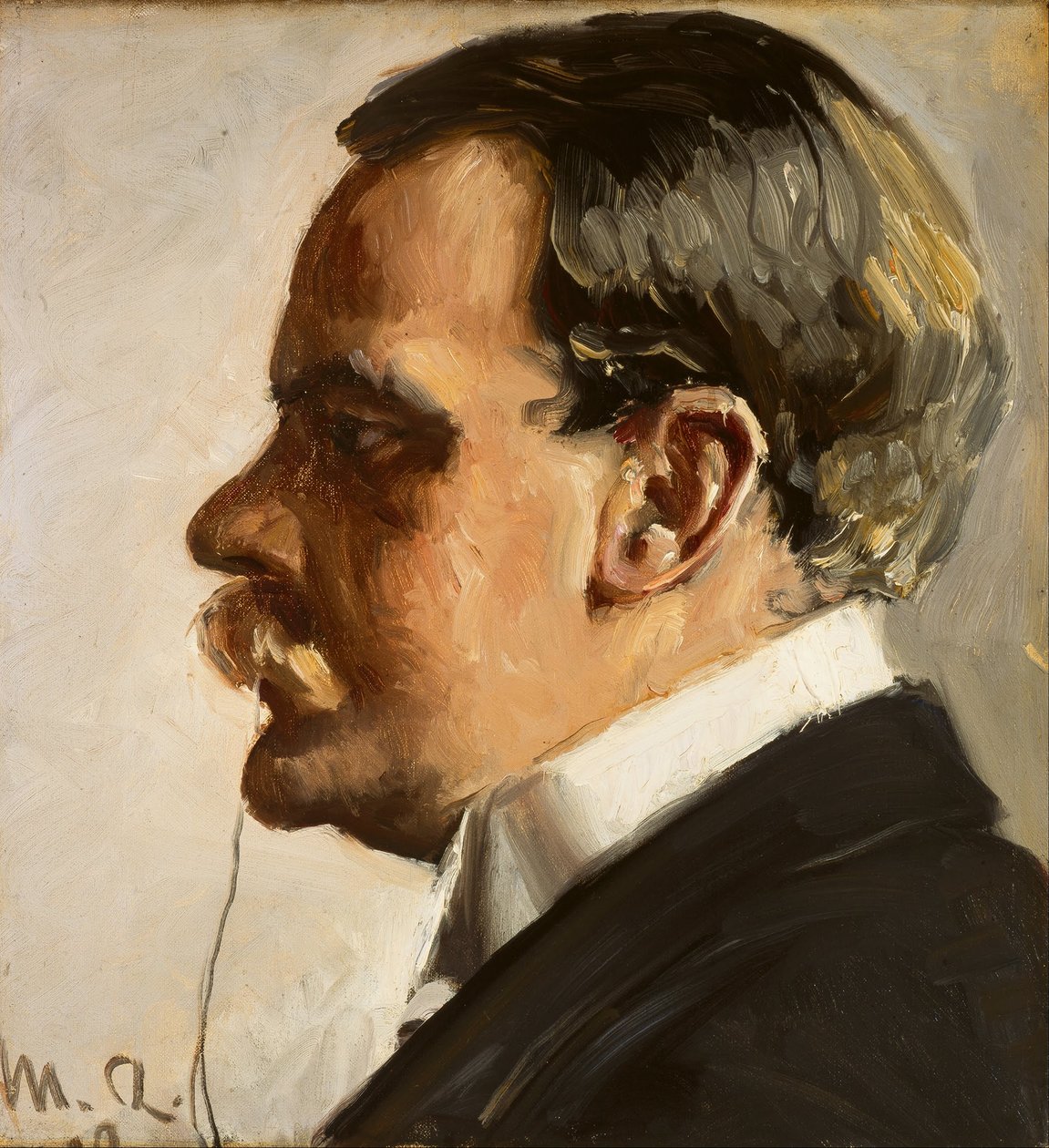 Hakon Børresen alkotó: Michael Peter Ancher