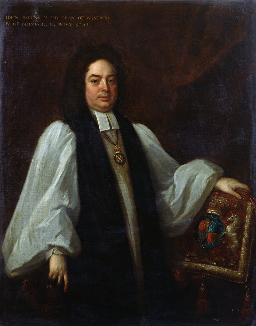 John Robinson püspök (1650-1723) portréja 1711 körül alkotó: Michael Dahl