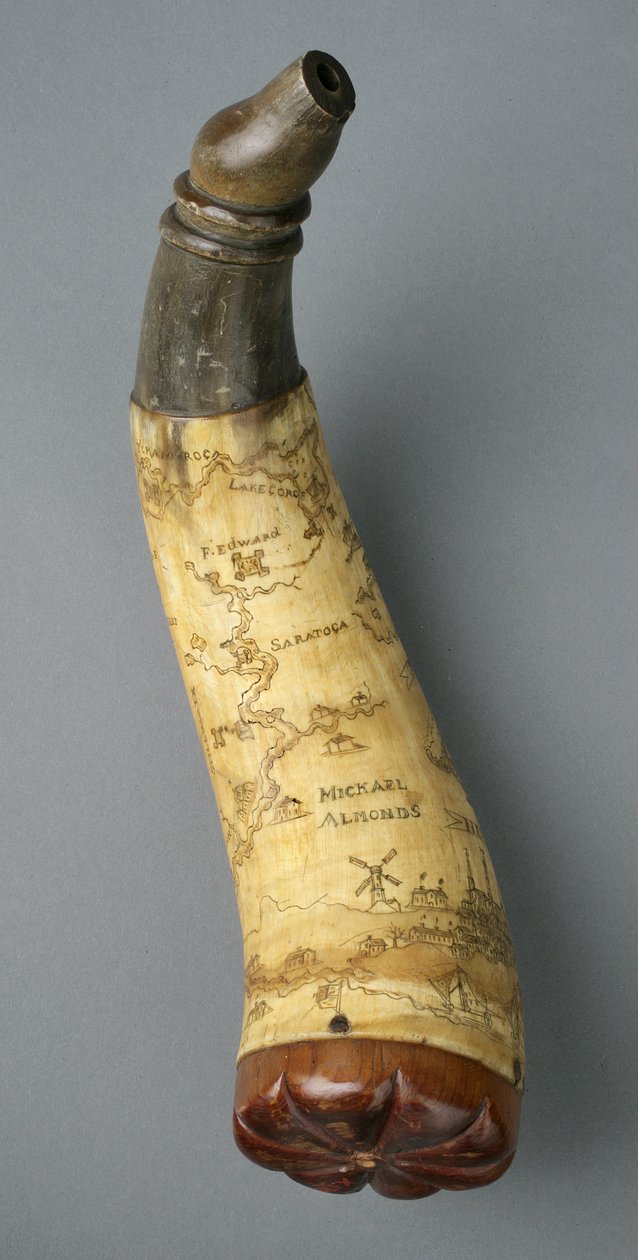 Porkürt, 1785 (szarv és fa) alkotó: Michael Almonds