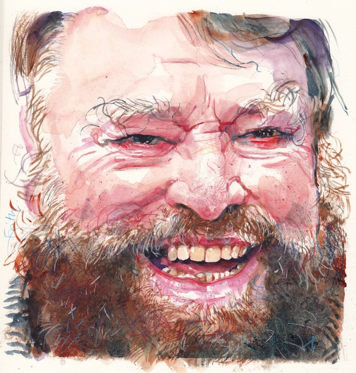 Brian Blessed (akvarell) alkotó: Michael Frith