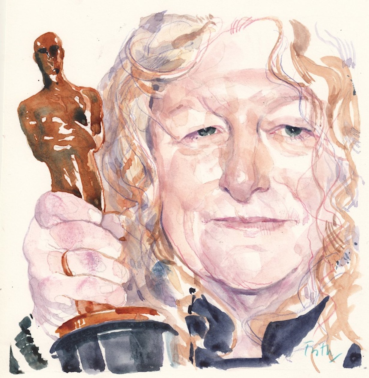 Jenny Beavan (akvarell) alkotó: Michael Frith