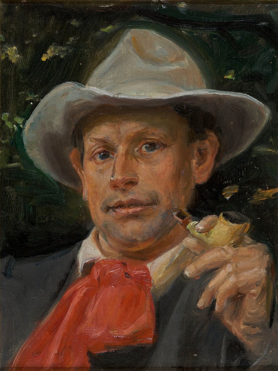 Martin Andersen Nexø portréja alkotó: Michael Peter Ancher