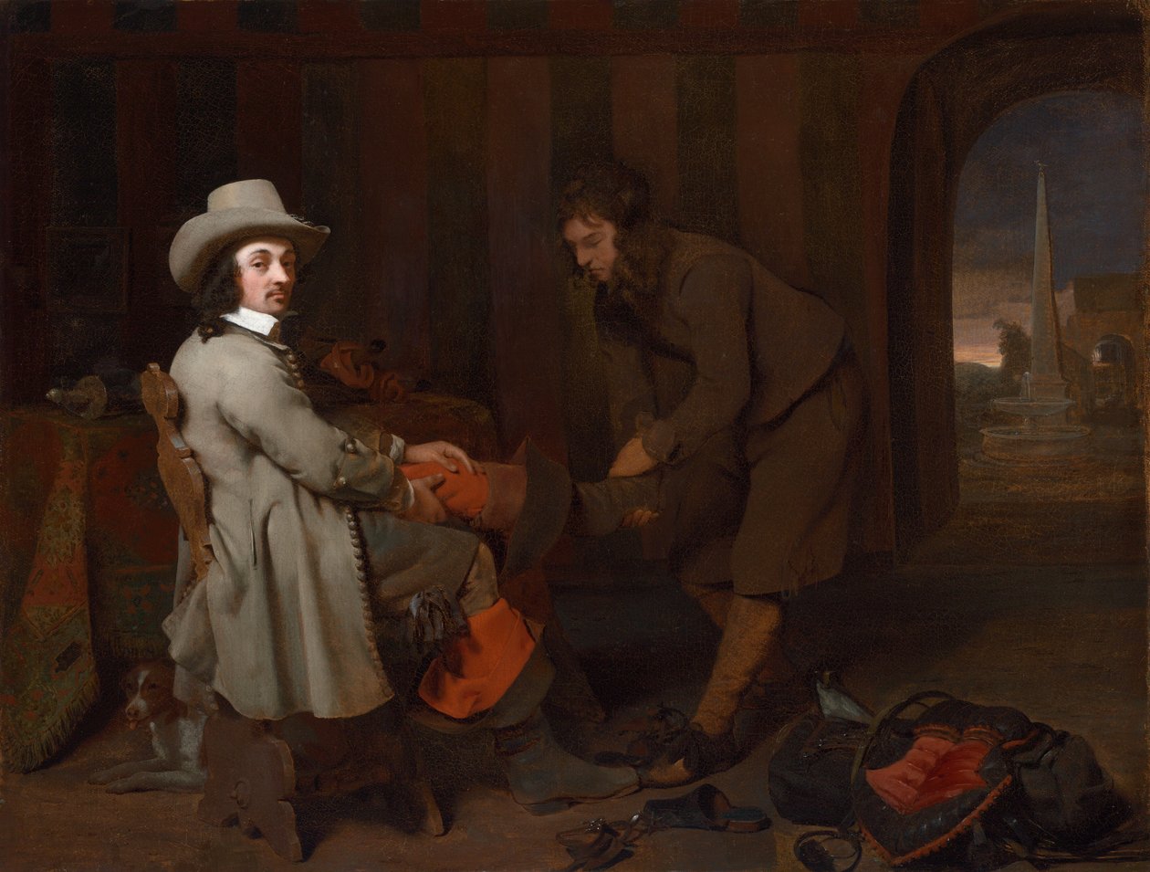 Anthonij de Bordes és inasa alkotó: Michael Sweerts