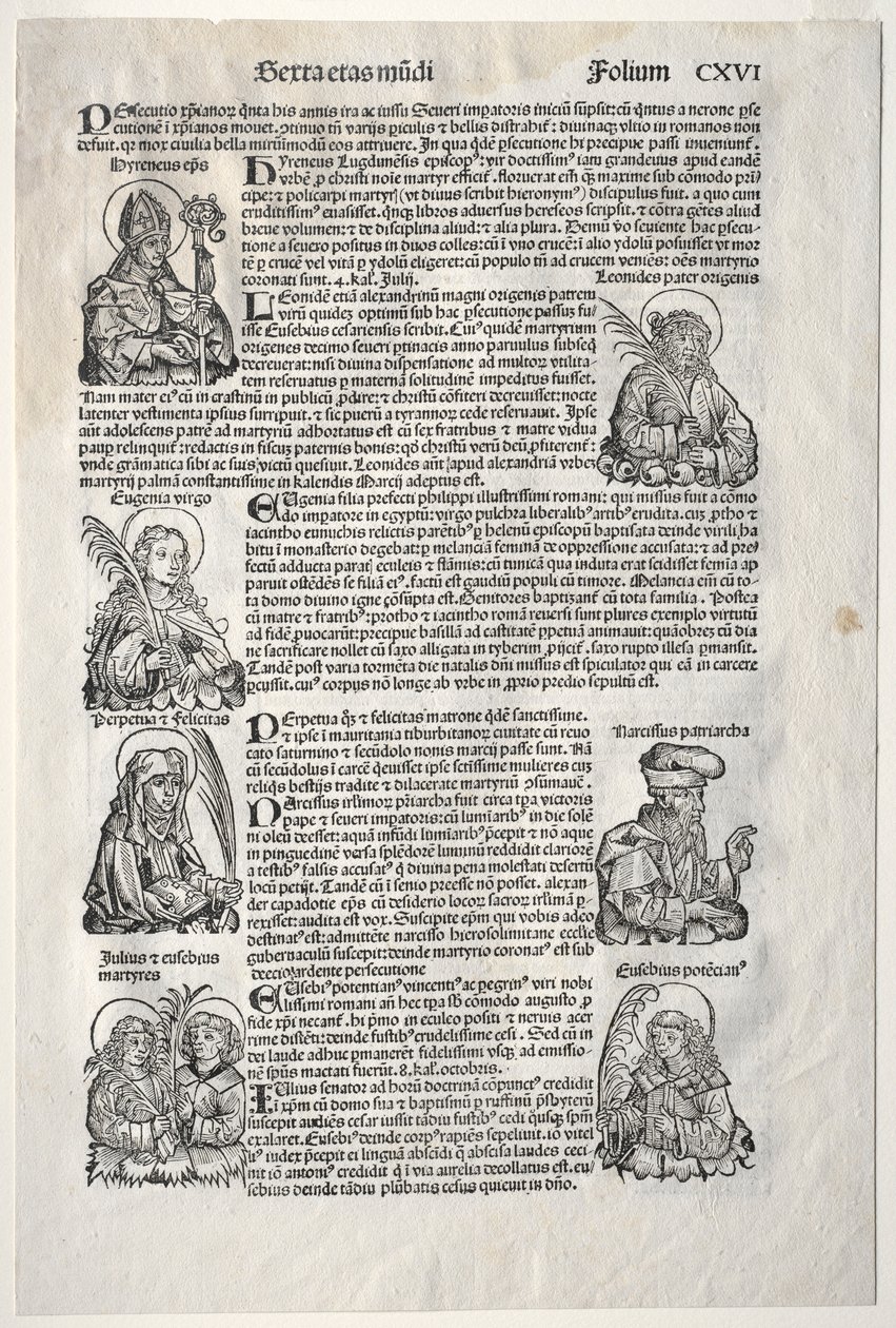 Nürnbergi krónika, 1493. alkotó: Michael Wolgemut