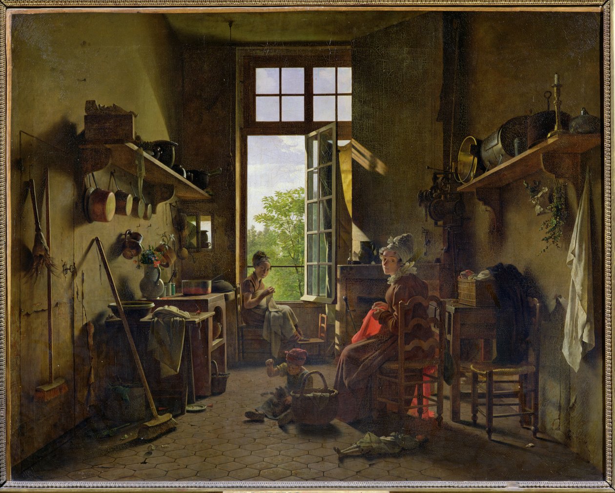 Egy konyha belseje, 1815 alkotó: Michel Martin Drolling