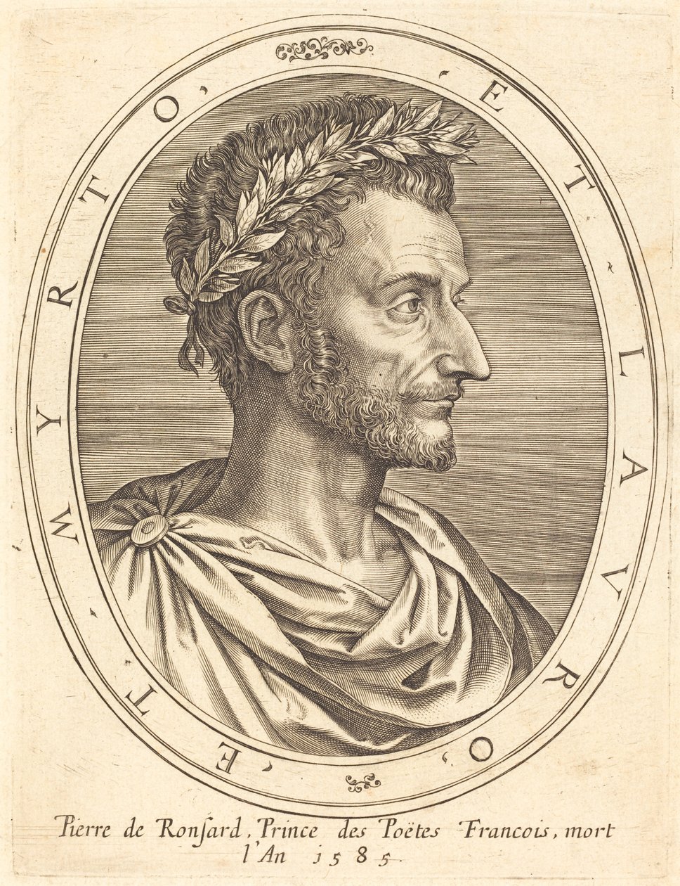 Pierre de Ronsard alkotó: Michel Lasne