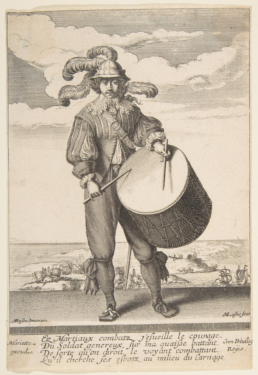 A dobos, 1620-1667. alkotó: Michel Lasne