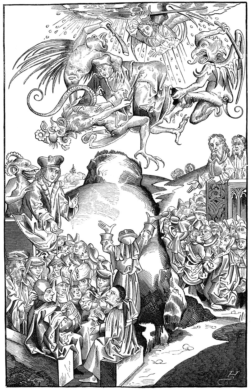 Antikrisztus uralkodása, 1493 alkotó: Michel Volgemuth