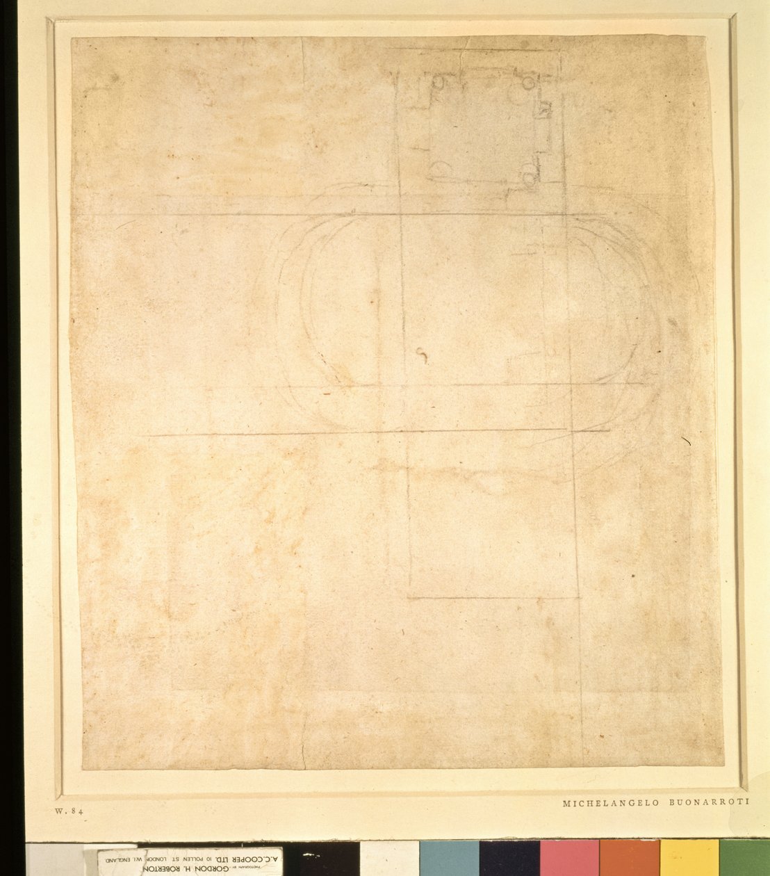 Építészeti rajz alkotó: Michelangelo Buonarroti