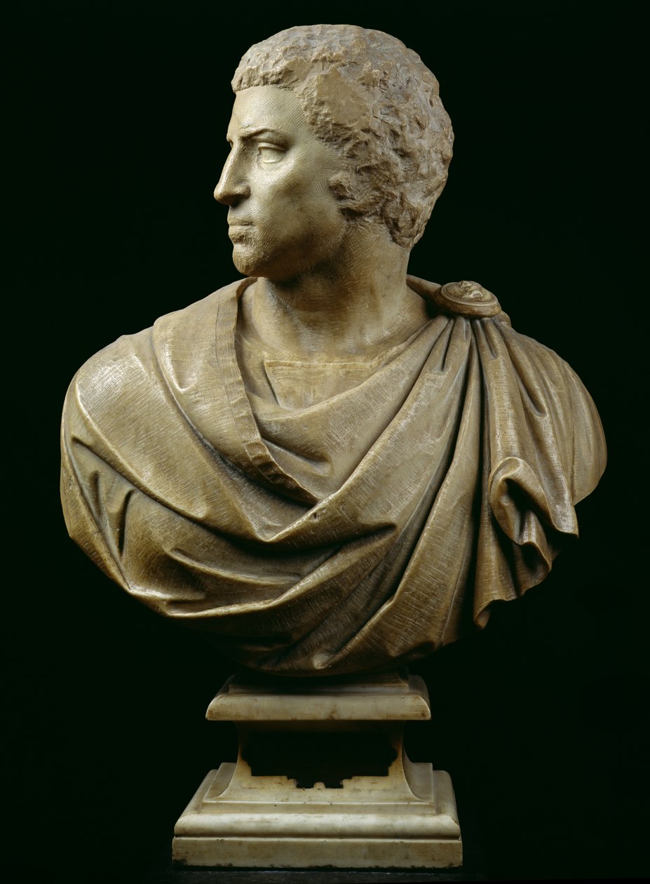 Brutus mellszobra (Kr.e. 85-42) 1540 körül (márvány) (lásd még 244606) alkotó: Michelangelo Buonarroti