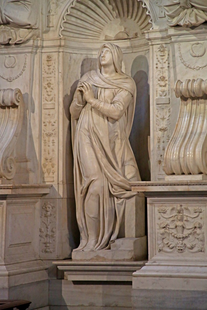 Lea, II. Julius sírjából, 1515 (márvány) alkotó: Michelangelo Buonarroti