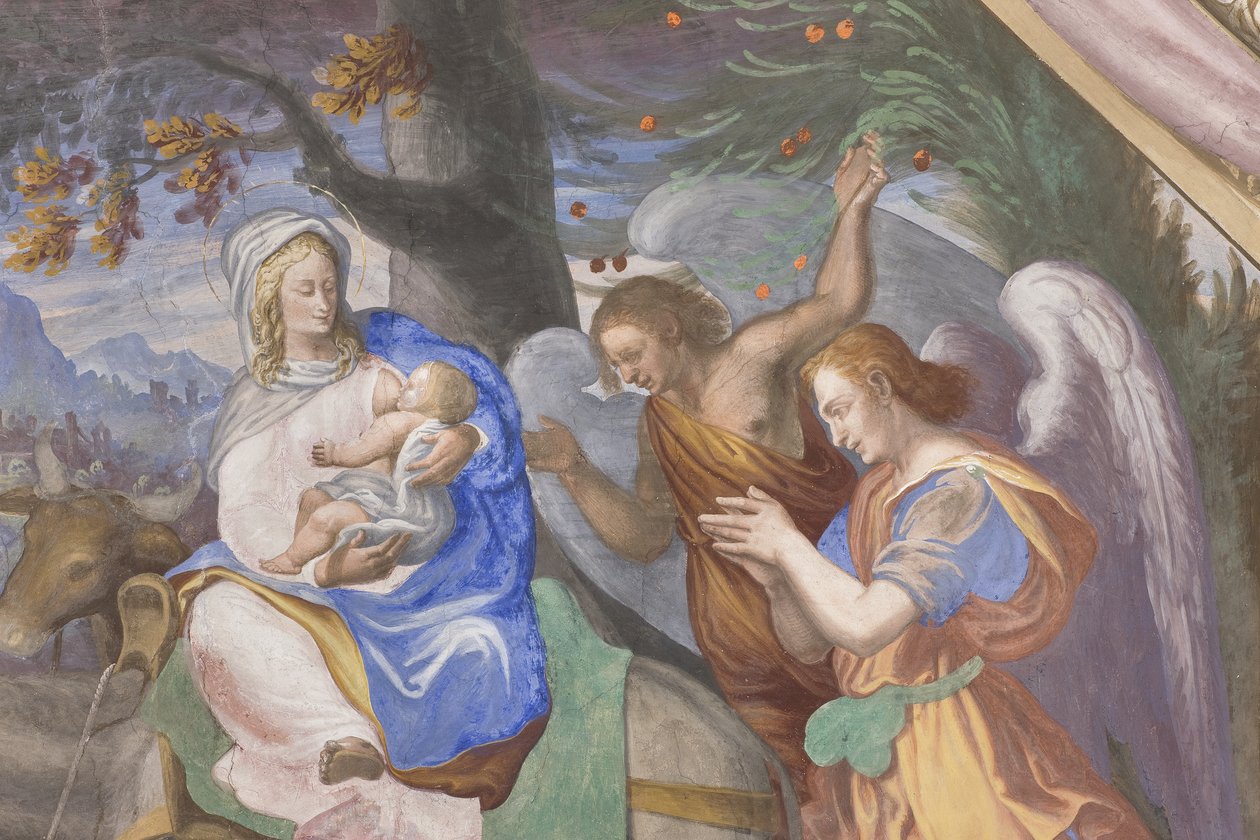 Jelenetek Szűz Mária életéből, 3498750 részlet alkotó: Michelangelo Carminati