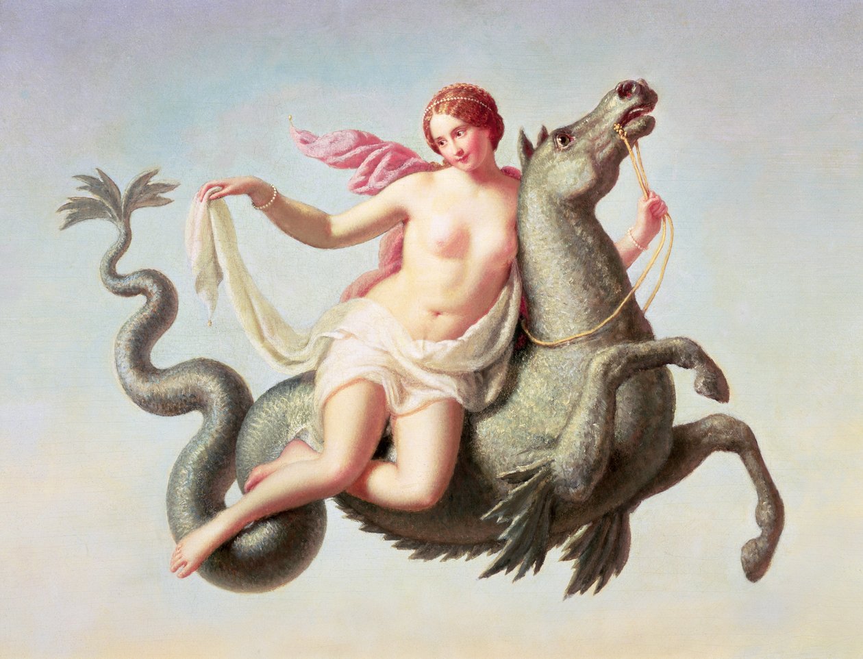 Galatea menekülése (panel) alkotó: Michelangelo Maestri