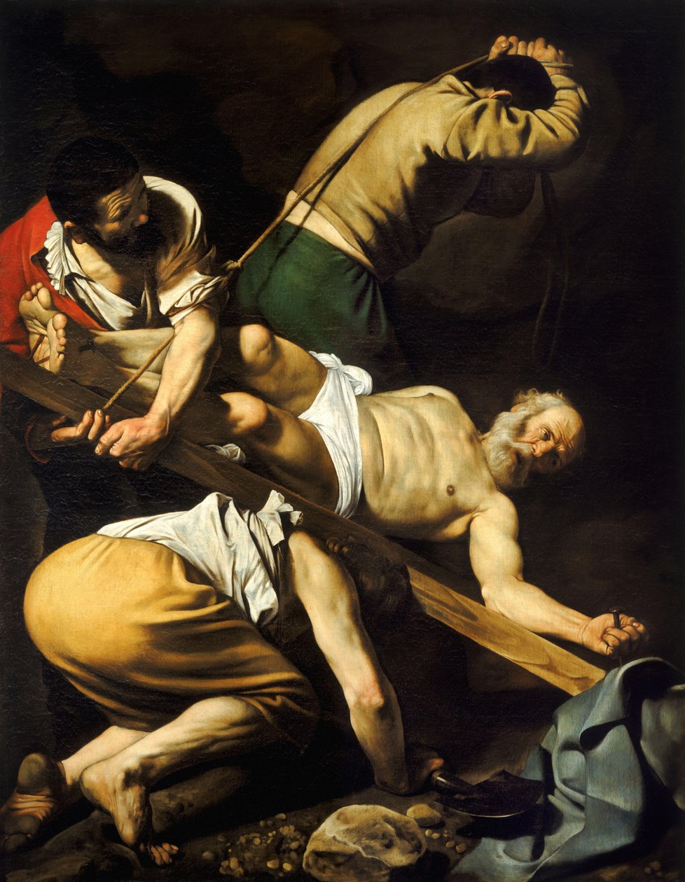 Szent Péter keresztre feszítése alkotó: Michelangelo Merisi Caravaggio