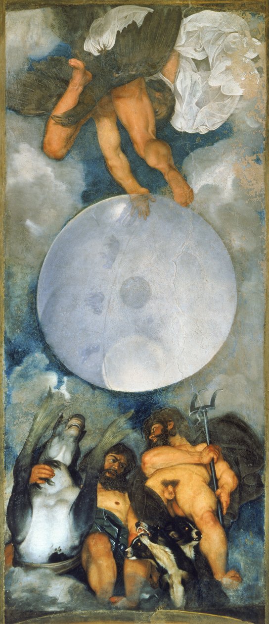 Jupiter, Neptunusz és Plútó alkotó: Michelangelo Merisi Caravaggio
