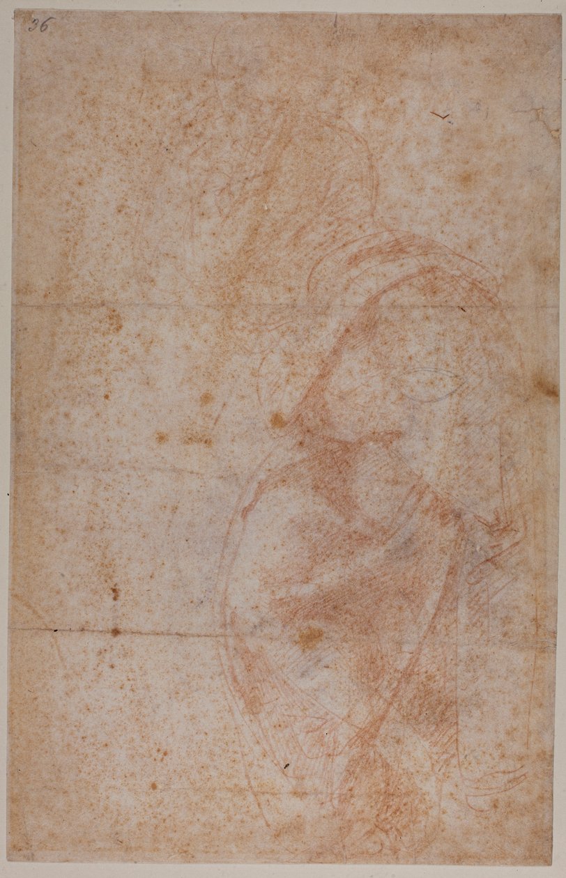 Ábra tanulmányok alkotó: Michelangelo (after) Buonarroti