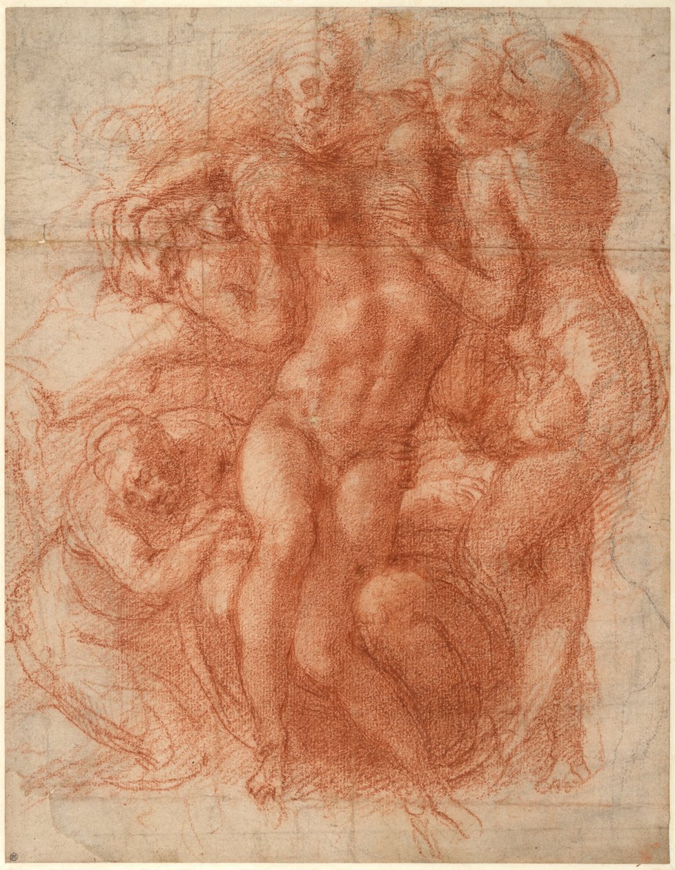 Siralom (recto), 1530 körül alkotó: Michelangelo