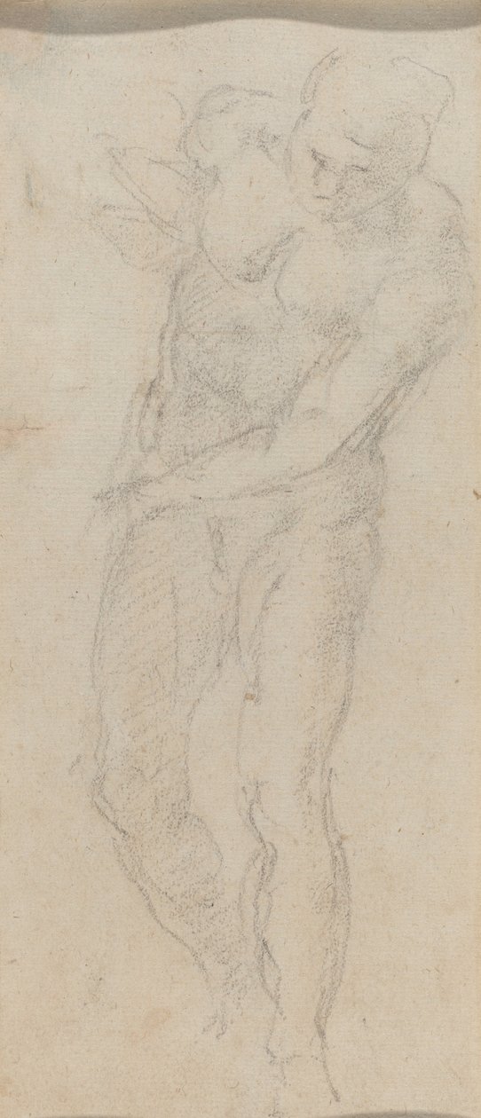 Férfi akt [verso] alkotó: Michelangelo