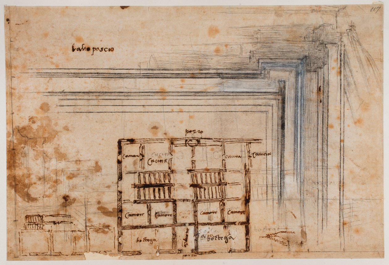 Ház terv és portál alkotó: Michelangelo Buonarroti