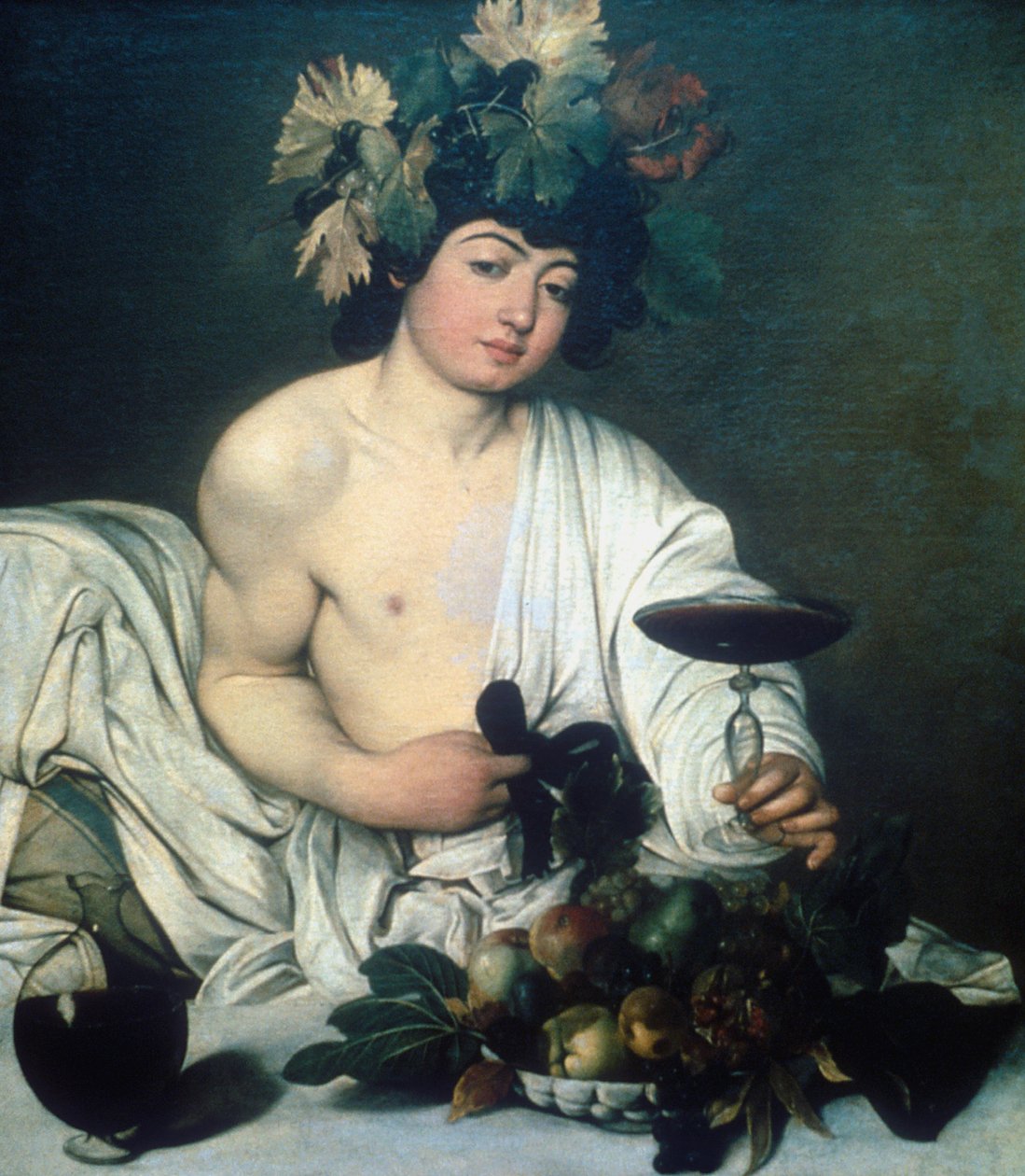 Bacchus, 1597. sz alkotó: Michelangelo Merisi Caravaggio