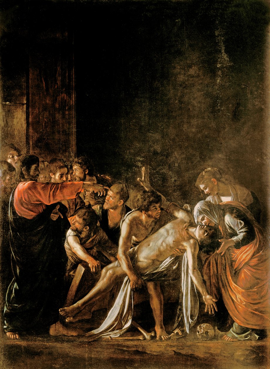 Lázár feltámadása (lásd még: 232098,94,95) alkotó: Michelangelo Merisi Caravaggio