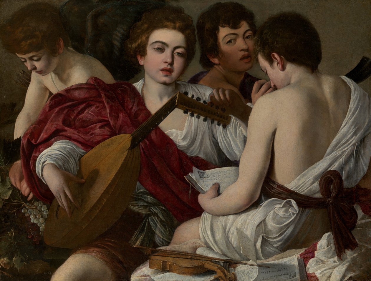 A zenészek, 1597. alkotó: Michelangelo Merisi Caravaggio