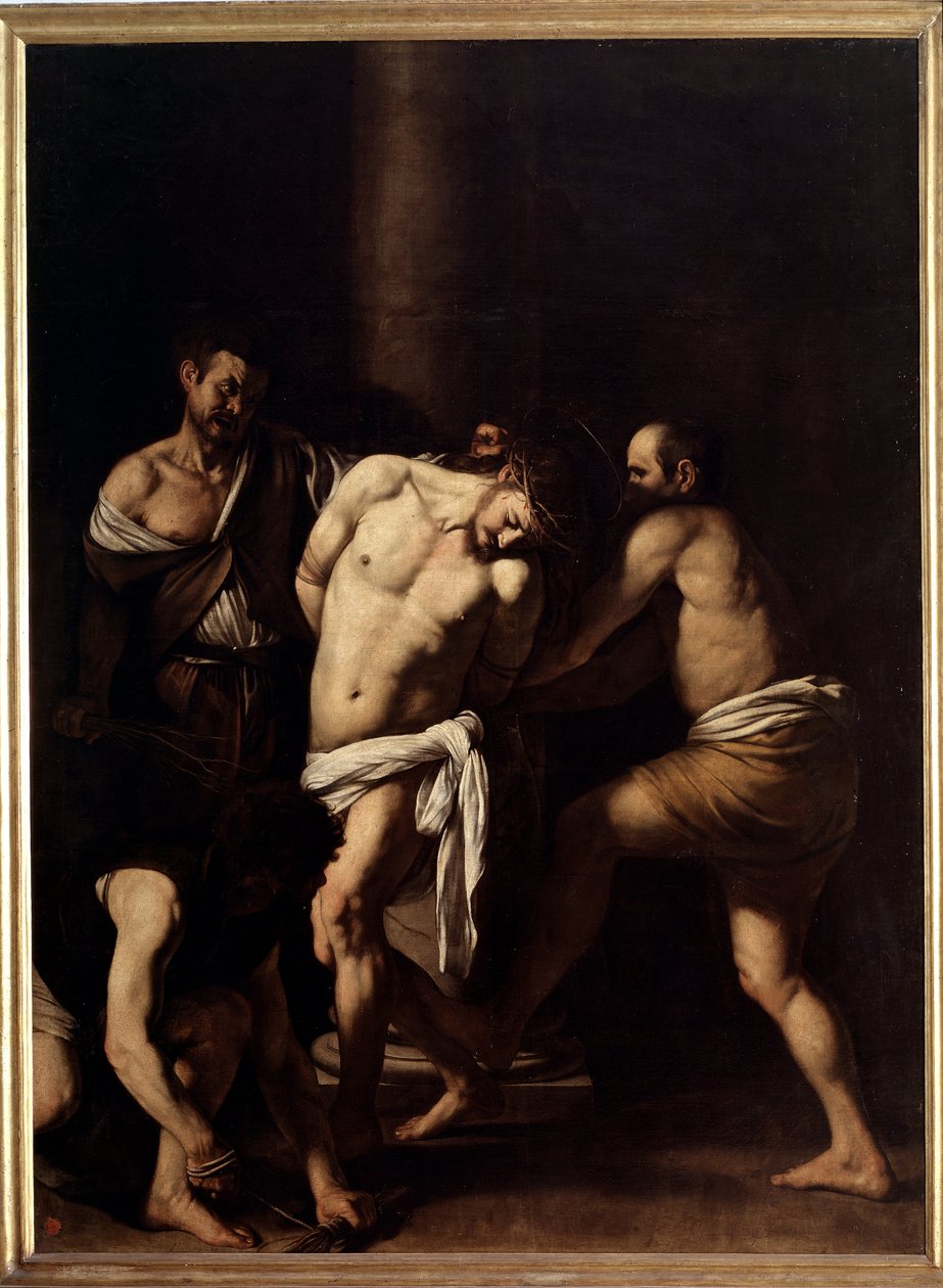 Krisztus megkorbácsolása alkotó: Michelangelo Merisi da Caravaggio