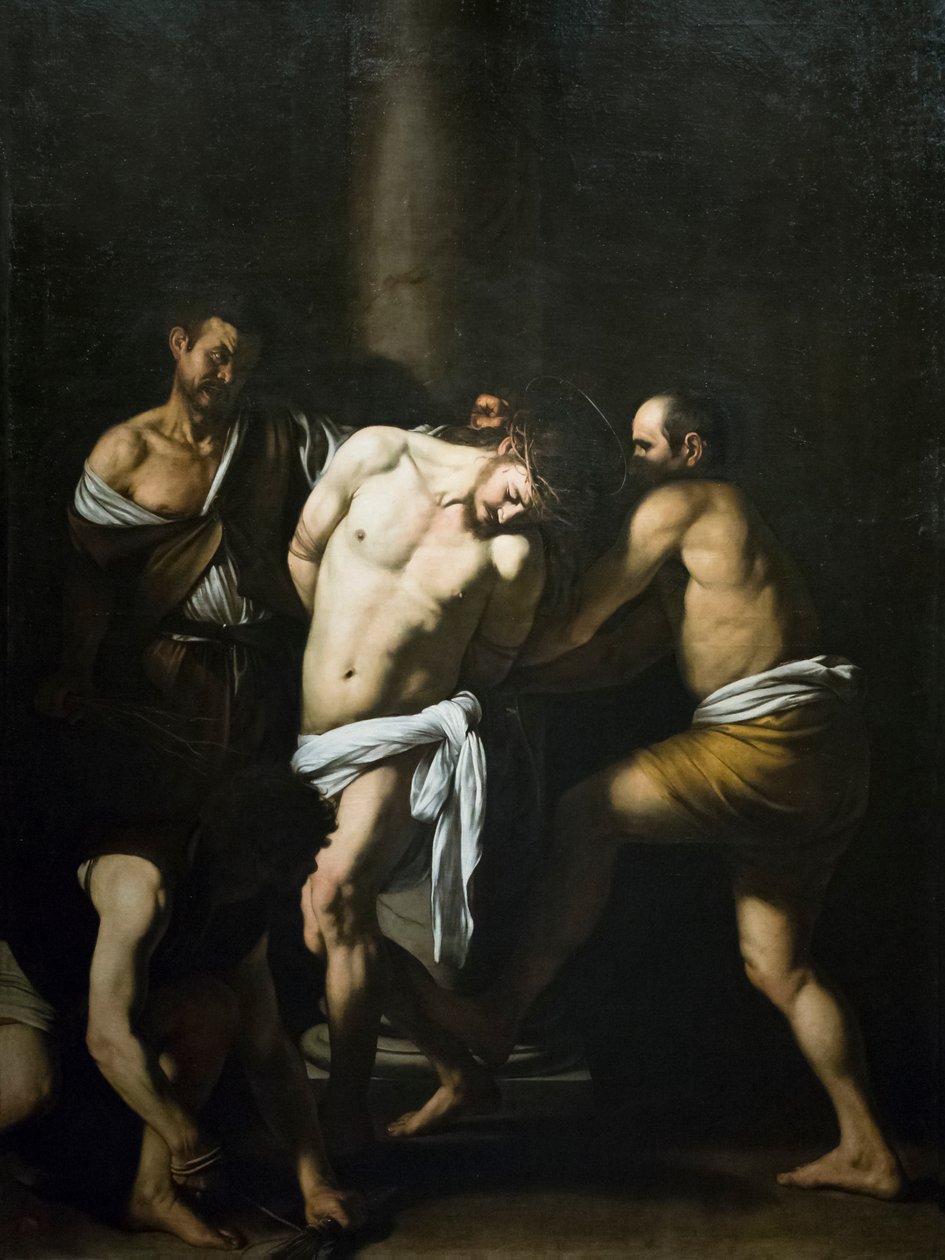 Krisztus megkorbácsolása alkotó: Michelangelo Merisi da Caravaggio