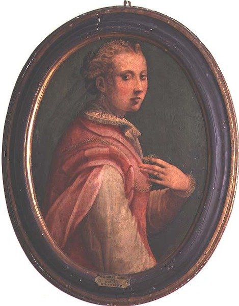 Egy nő portréja alkotó: Michele di Ridolfo Tosini