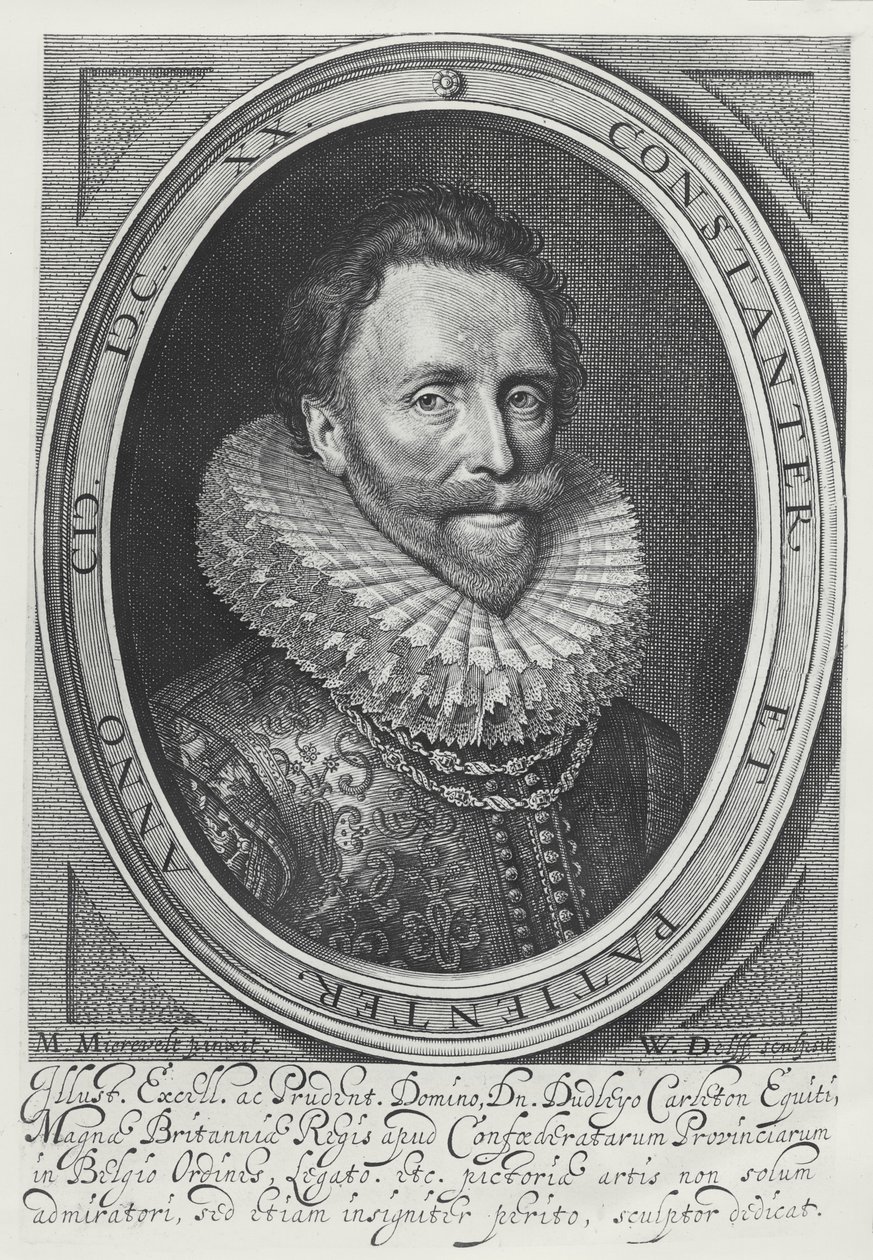 Dudley Carleton, Dorchester 1. vikomtja, 1620 alkotó: Michiel Jansz van Mierevelt