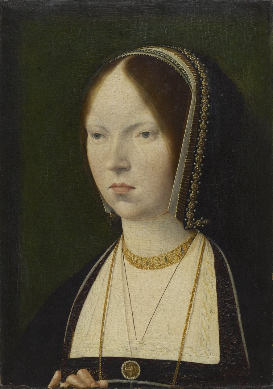 Egy nő, akit hagyományosan kasztíliai Isabela la Católicaként azonosítanak, 1492-97 körül alkotó: Michiel Sittow
