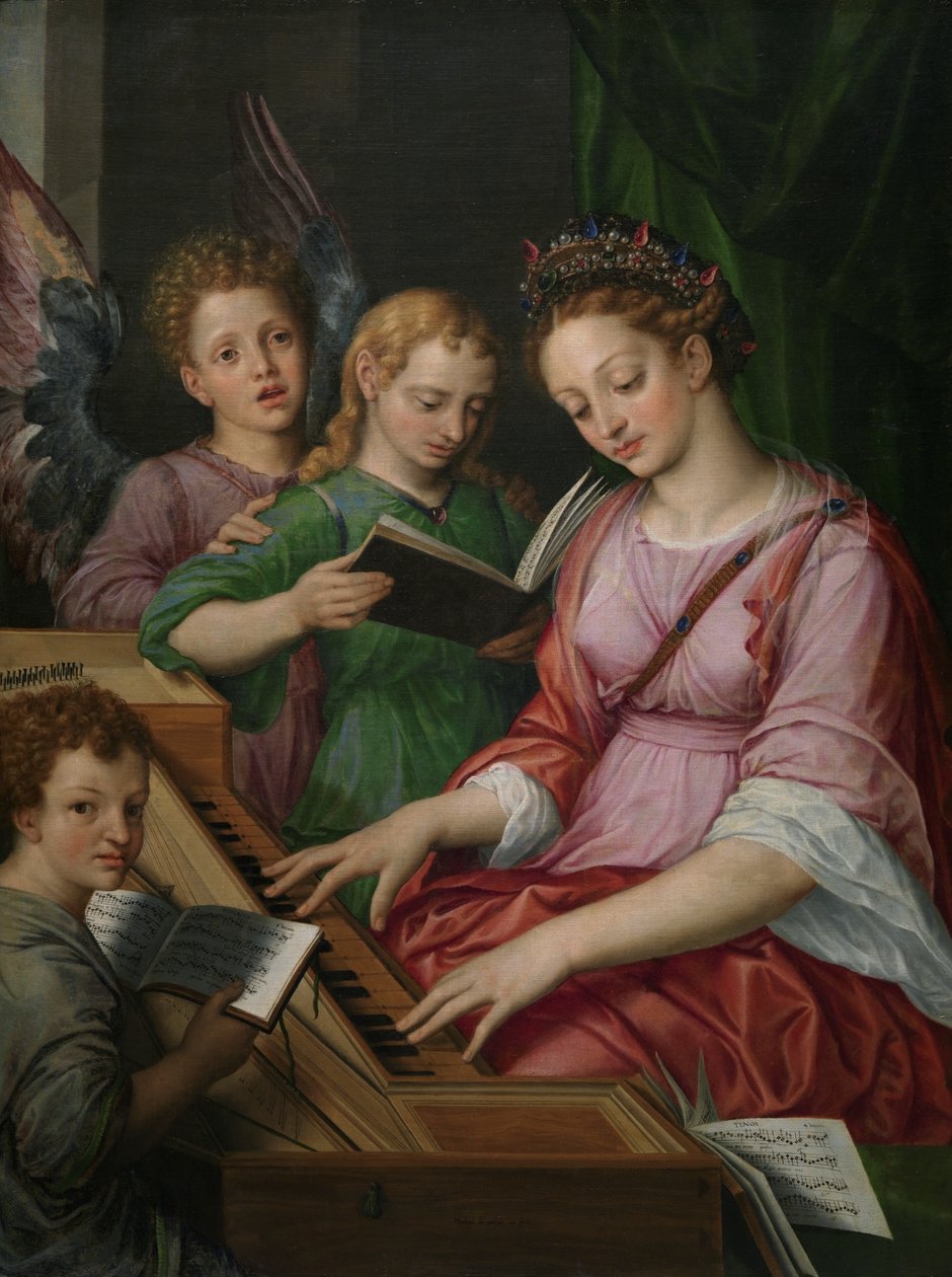 Szent Cecília alkotó: Michiel Coxie