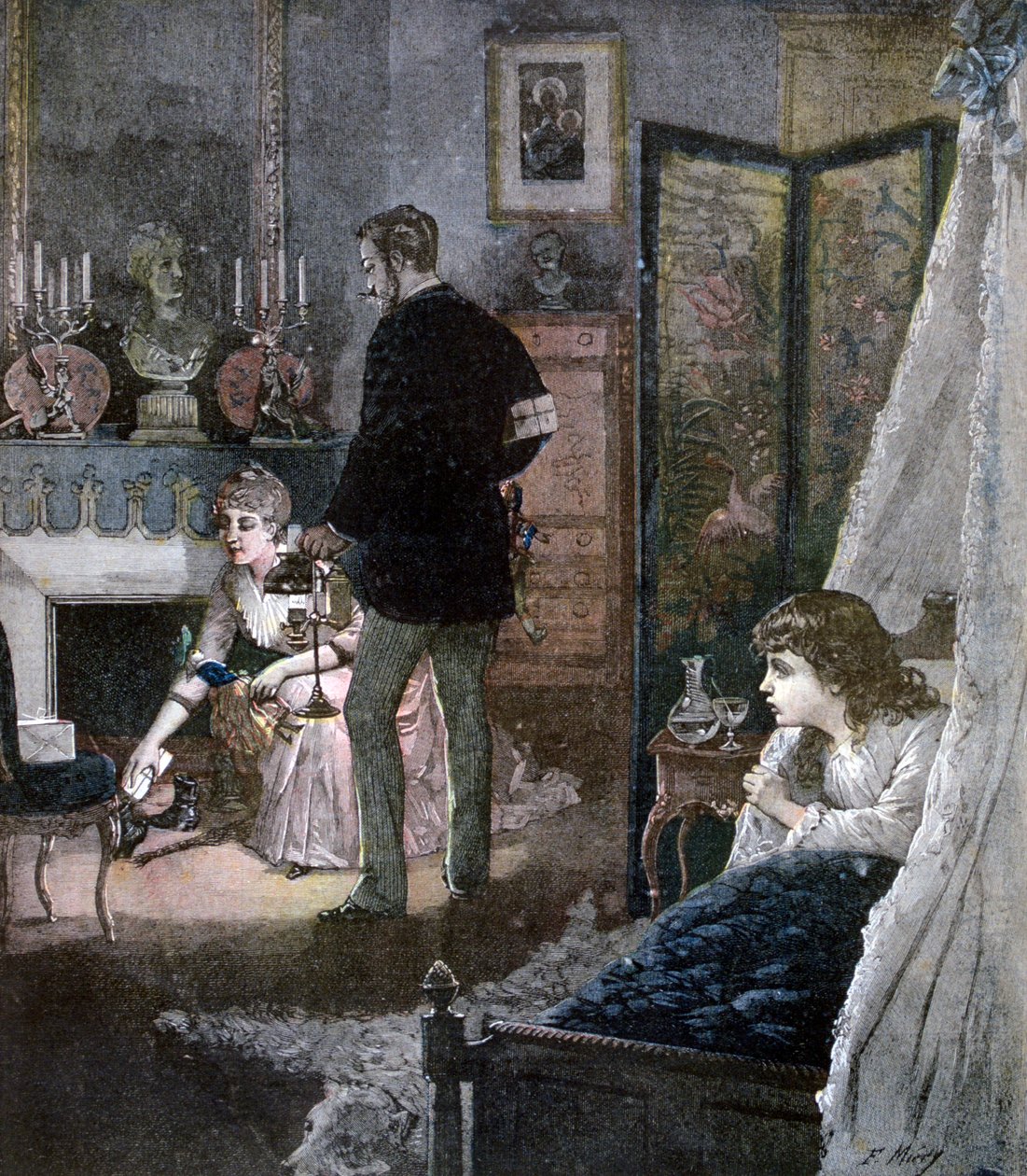 "Karácsonyi cipők", 1891 alkotó: Miery